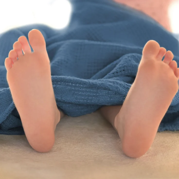 roba Decke 'Seashells' Indigo - 80 x 80 cm - GOTS & Oeko Tex - 100% Baumwolle - Blau – Bild 8