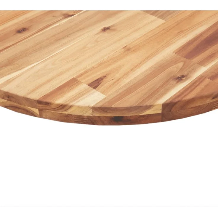 vidaXL Tischplatte Rund Ø50x4 cm Massivholz Akazie 4008701 – Bild 8