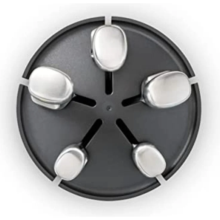 Joseph Joseph Elevate 5-teiliges Stahlmesser-Set mit Drehständer – Bild 2