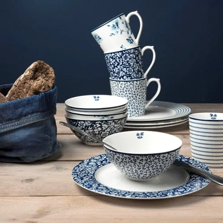 Laura Ashley Laura Ashley 16cm Porzellanschüssel Sweet Allysum 0,72l W178252miseczka16LauraAshleySweetAllysum – Bild 7