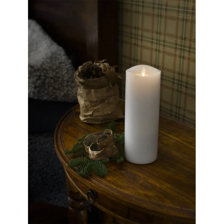 LED Duftkerze mit 6h Timer, flackernd, Höhe 23cm, Batteriebetrieb, 4 Düfte – Bild 8