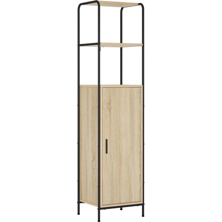 vidaXL Highboard Sonoma-Eiche 40 x 33 x 161 cm Holzwerkstoff 8013867 – Bild 2