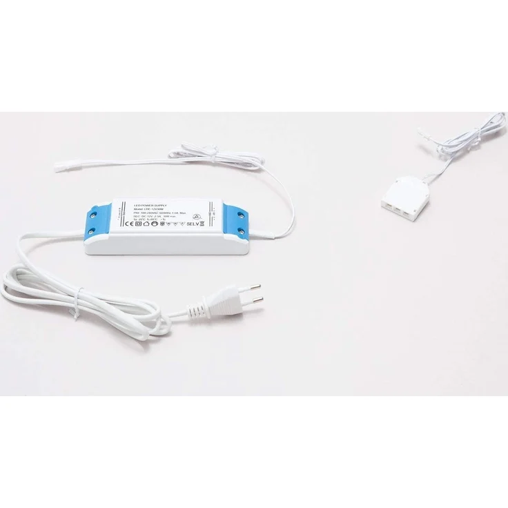 kalb LED Unterbauleuchte LED Unterbauleuchte, flach dimmbar mit Touch-Schalter, silbergrau, 4er Set, warmweiß – Bild 4