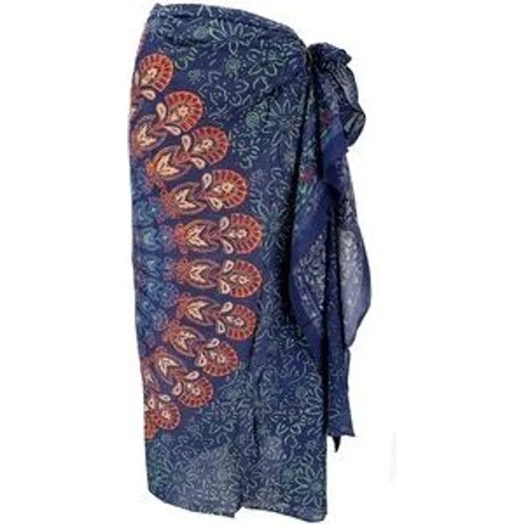 Guru-Shop Sarong Leichter Mandala Pareo, Sarong, handbedrucktes.. – Bild 6