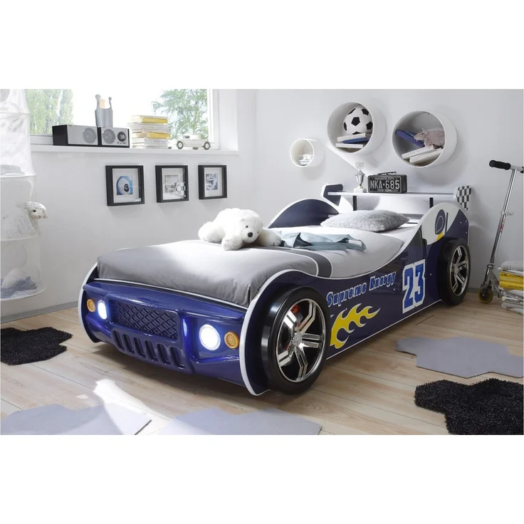 Autobett 'Energy Blue Speed' blau mit LED-Beleuchtung – Bild 5
