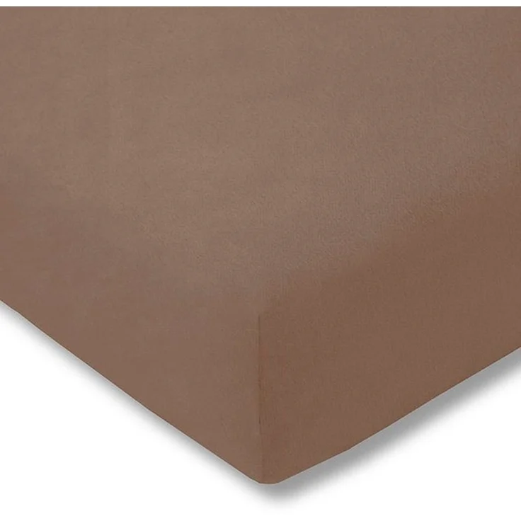 Estella Spannbettlaken Samt Velours Spannbetttuch, Nicki, Gummizug: rundum, (1 Stück), Rundumgummi – Bild 3