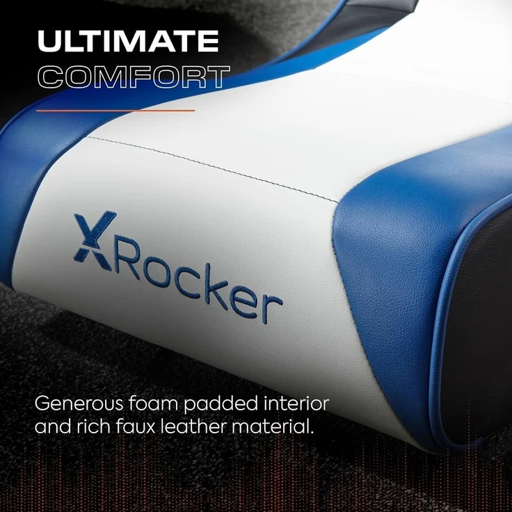 X Rocker 'PS5 Geist 2.0' Gaming Sessel mit 2.0 Audiosystem, Kunstleder, 64 x 75 x 42 cm – Bild 7
