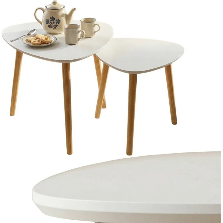 SCENA LIVING Couchtisch 2er-Set Couchtische BINI in verschiedenen Größen – Bild 3