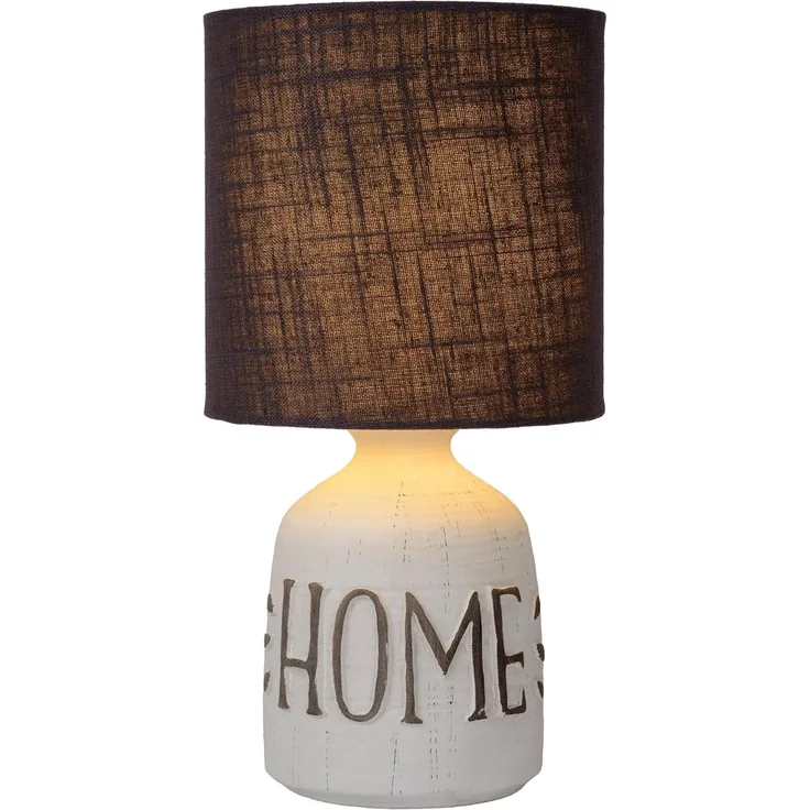 LUCIDE COSBY - Tischlampe - Ø 16,5 cm - 1xE14 - Weiß