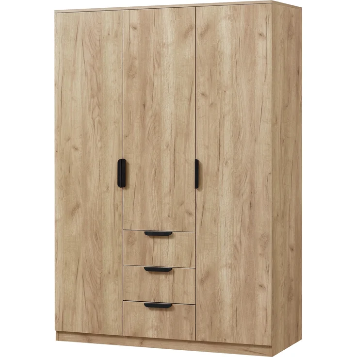 Kleiderschrank Eiselfing 176x120x52 cm 3 Schubladen [en. casa] – Bild 4