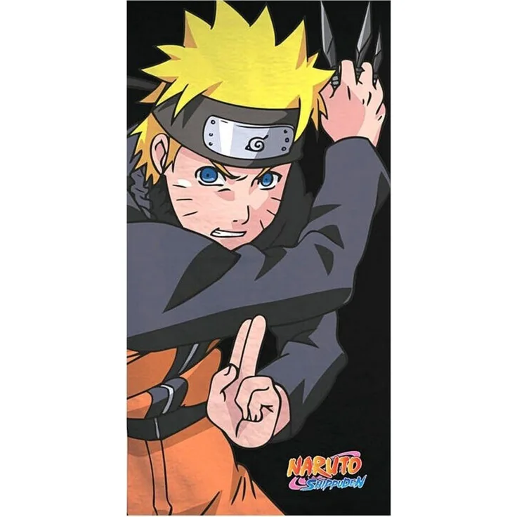 Naruto Badetuch, Baumwolle, Handtuch Strandtuch 70 x 140 cm