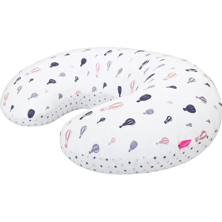 Motherhood Stillkissen Basic, abnehmbarer Bezug, ergonomisch geformt, 100% Baumwolle, Stillkissen klein, Stilkissen Baby