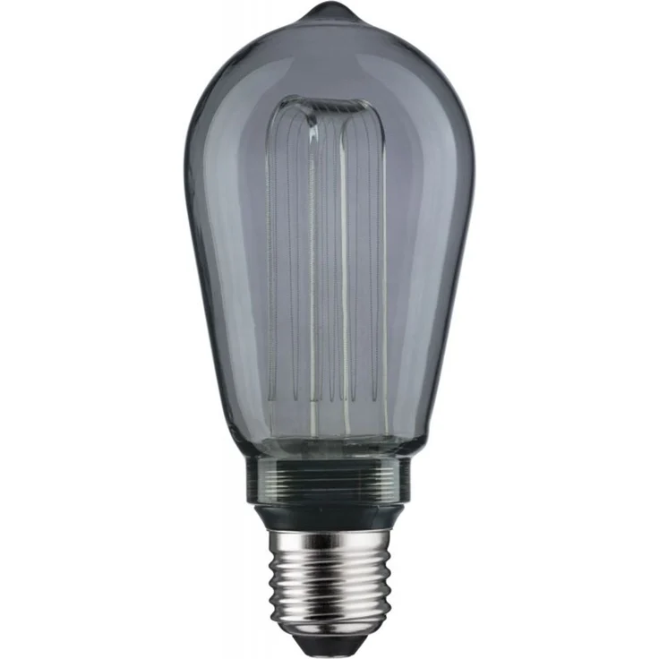Paulmann 28880 LED Kolben Arc E27 Inner Glow Edition 1800K Rauchglas – Bild 2