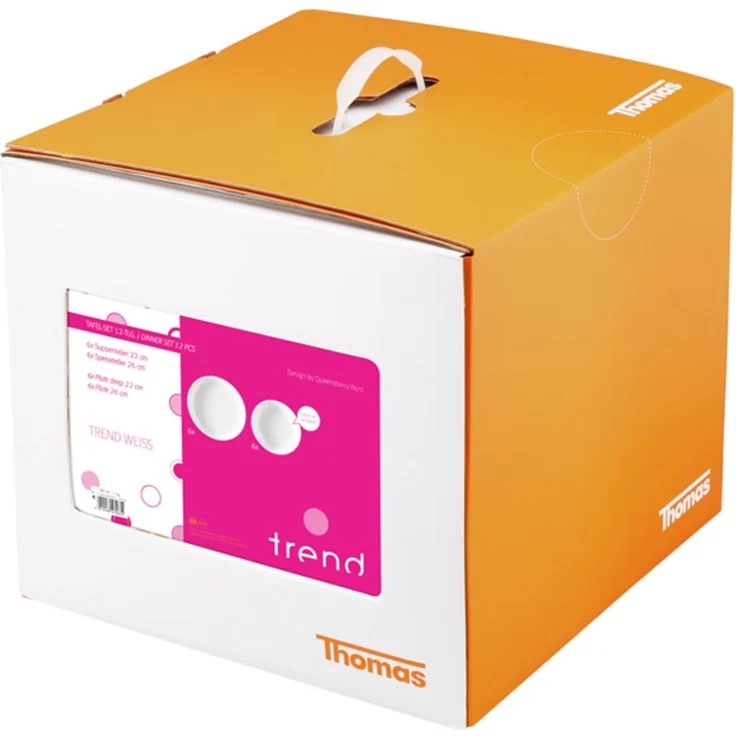Thomas Trend Weiss Geschirr Tafelset 12-teilig – Bild 4