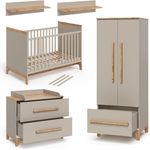 Kinderzimmer-Set Malia Cashmere/Eiche 5 Teile Vitalispa