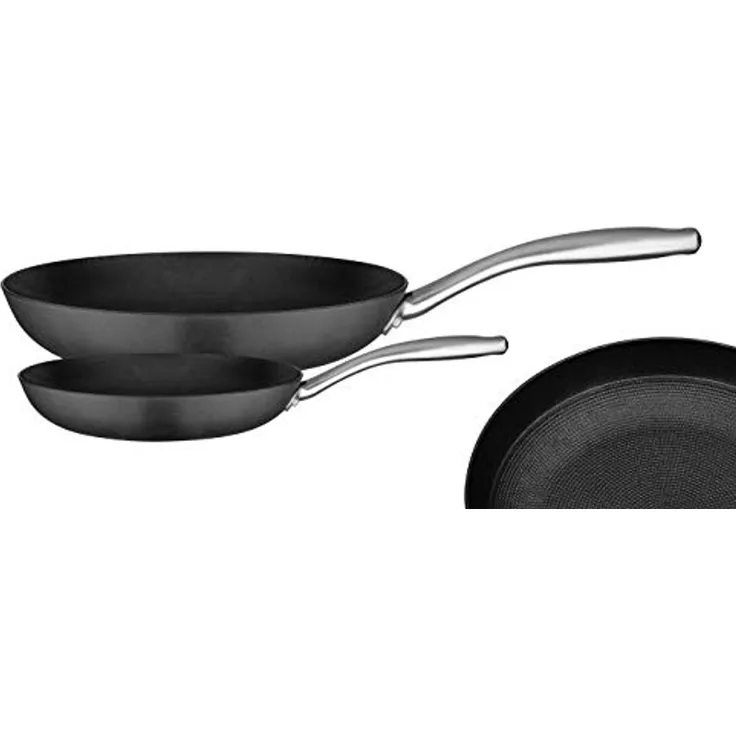 GSW Pfannen-Set Robusta, Gusseisen (Set, 2-tlg, 1x Bratpfanne Ø 20 cm, 1x Bratpfanne Ø 28 cm), Induktion