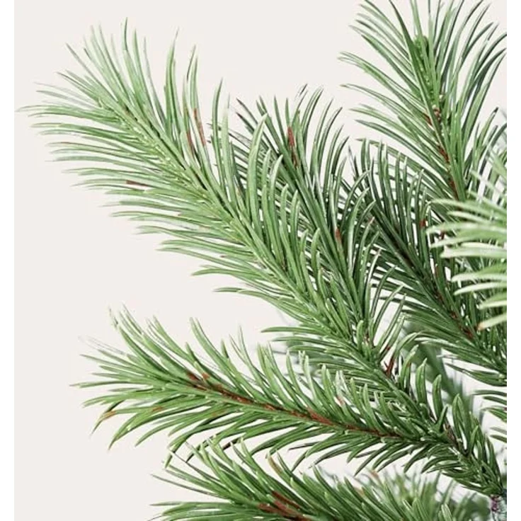 SALCAR Künstlicher Weihnachtsbaum 180 cm aus 90% PE Spritzguss, Premium Nordmanntanne, realistischer Christbaum mit Schnellaufbau Klappsystem – Bild 7
