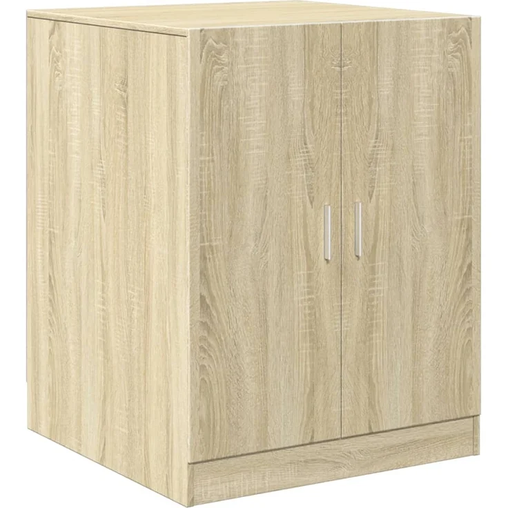 vidaXL Waschmaschinenschrank, Holz, 91,5 x 70,5 x 71,5 cm, Sonoma Eiche – Bild 1
