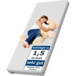 Bellabino 'Twist' Kindermatratze 90x190 cm, Höhe 11 cm, Härtegrad H2, Kaltschaummatratze, abnehmbarer Bezug