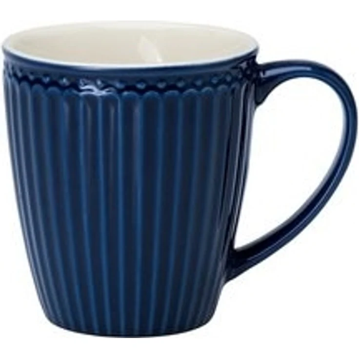 Greengate Becher Alice Becher mit Henkel dark blue 0,4 l, Stoneware – Bild 6