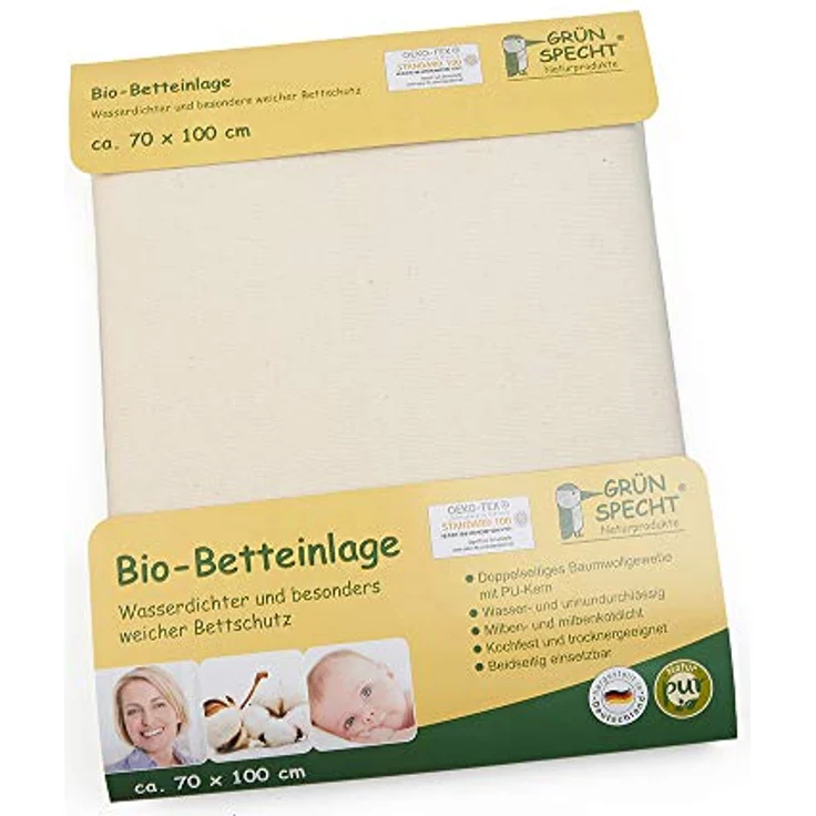 Grünspecht Bio-Matratzenauflage, 70x100 cm – Bild 2