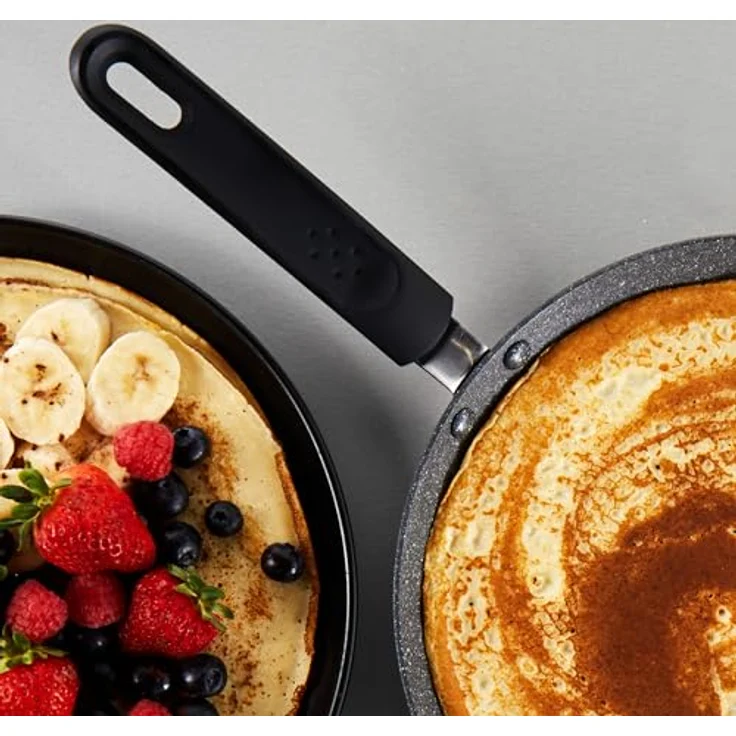 Russell Hobbs RH02852EU7 Metallic Marble 25 cm Crêpe-Pfanne - Antihaft-Pfannkuchenpfanne, flache Omelett-/Eierpfanne, Induktionsherd geeignet, weicher Griff, Kochgeschirr aus geschmiedetem Aluminium – Bild 9