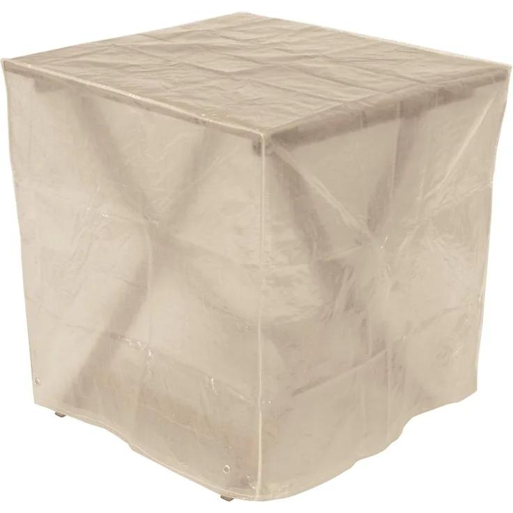 Abdeckhaube Tisch 70 x 70 x 70 cm eckig, PE transparent