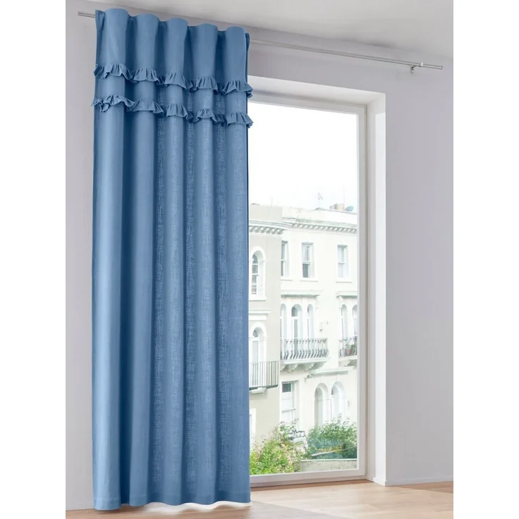 heine Gardine Dekoschal (1 St), Ösen, blickdicht, Fertigstore gerade Form – Bild 2