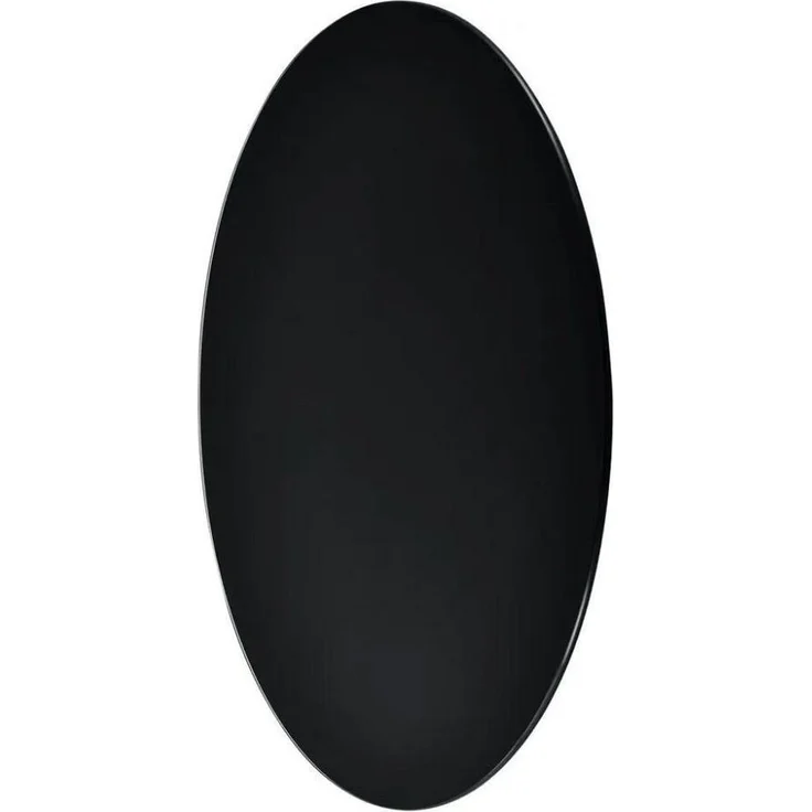 LebensWohnArt Tischplatte Glasplatte TERRY 80cm schwarz 8mm rund gehärtetes Glas – Bild 1