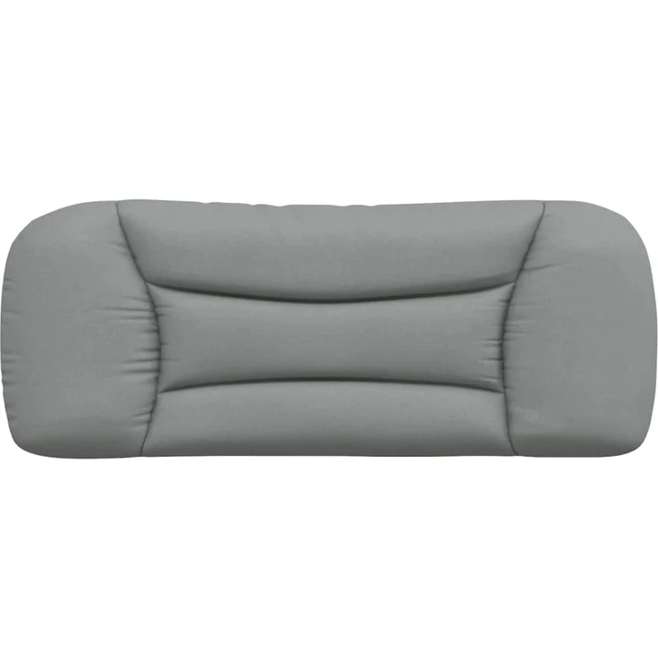 vidaXL Kopfteil-Kissen Hellgrau 100 cm Stoff 374549 – Bild 5