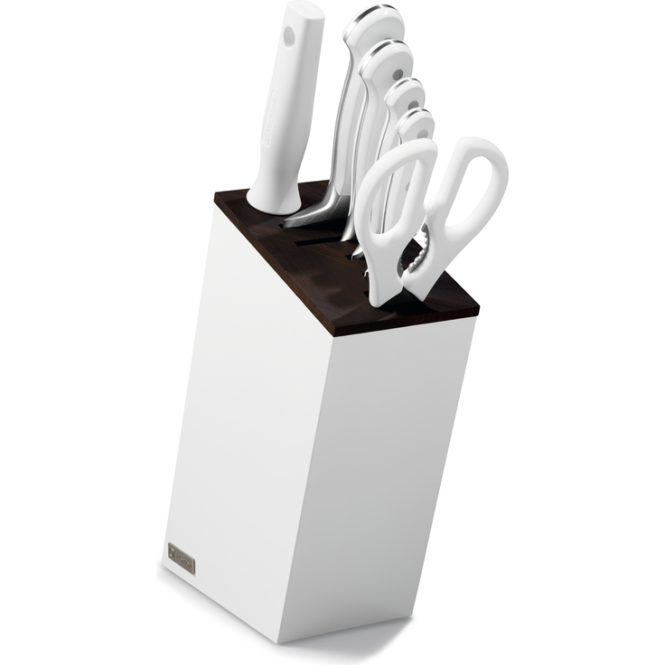 Wüsthof Classic Messerblock mit 6 Artikeln with Santoku