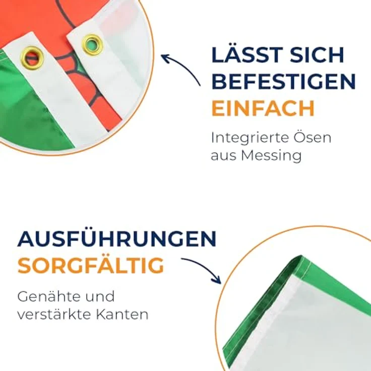 AZ FLAG - Flagge Wales - 150x90 cm - Walisische Fahne 100% Polyester mit Messing-Ösen - 110g – Bild 3