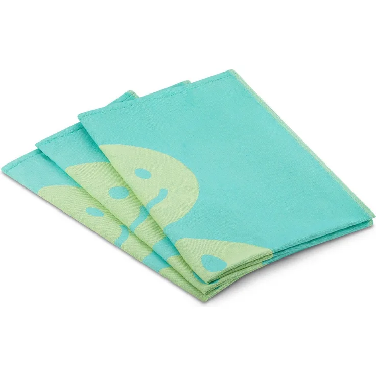 ROSS Geschirrtuch Smiley´s 3er-Pack, (Packung, 3-tlg, 3er-Pack)