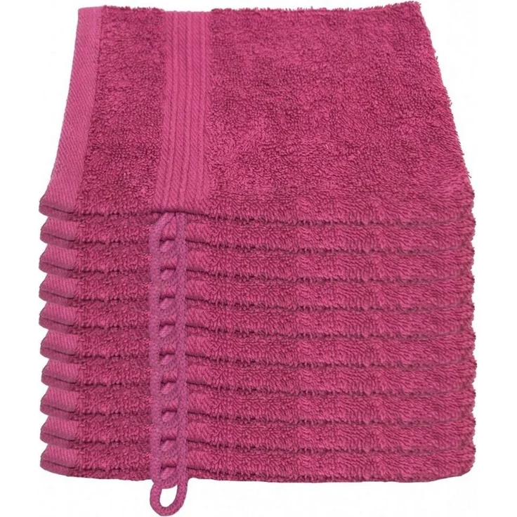 Julie Julsen Waschhandschuh 10-Waschhandschuh-Pink-Waschhandschuh 15x21 cm (10-tlg) – Bild 2