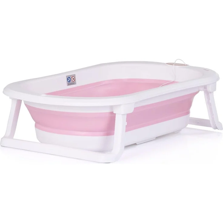 Chipolino Babywanne, Wickeltisch 2 in 1 Sonata Ständer faltbar Thermometer 11 kg rosa – Bild 4
