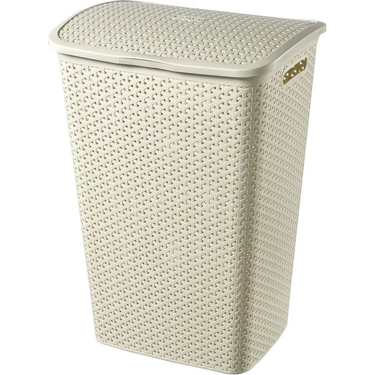 KIS - space for you Wäschesammler MY STYLE beige BHT 42.80x60.40x33 cm beige Wäschekorb Wäschebox Wäschetruhe