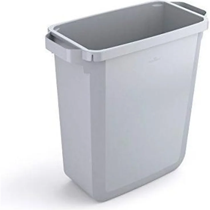 Durable Durabin 60 Abfallbehälter, 60 L, mit Tragegriffen, grau (1800496050)