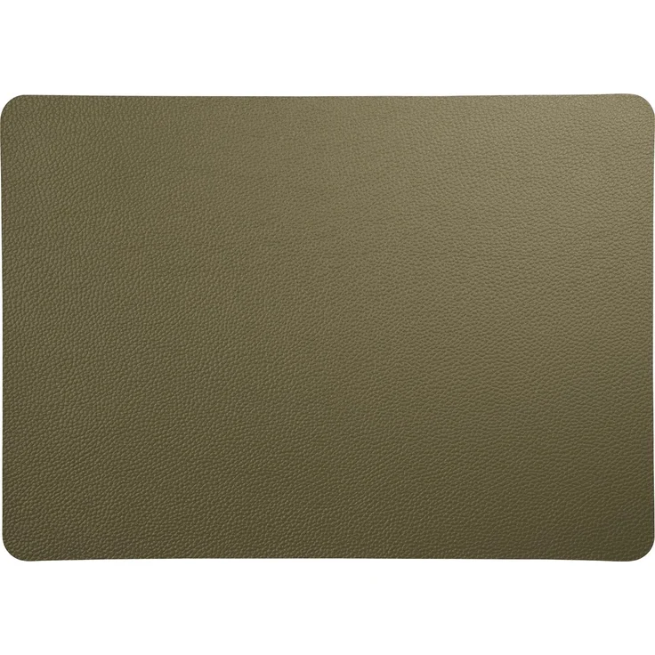 ASA Selection Tischset Rough Olive Leather L 46 cm B 33 cm H 0,2 cm – Bild 2