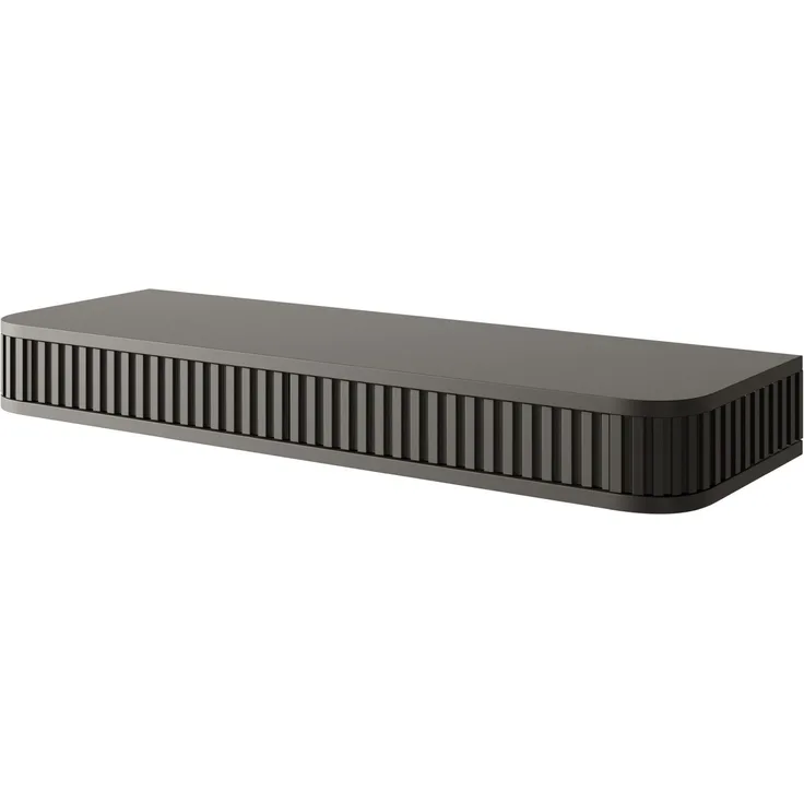 Selsey 'Ovarlo' Schminktisch mit 2 Schubladen, schwarz, ca. 13 x 113 x 38 cm
