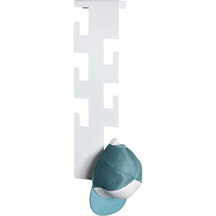 HAKU Möbel Wandgarderobe weiß, Stahl - Maße: B 15 cm x H 60 cm x T 8 cm, Style: Modern – Bild 6