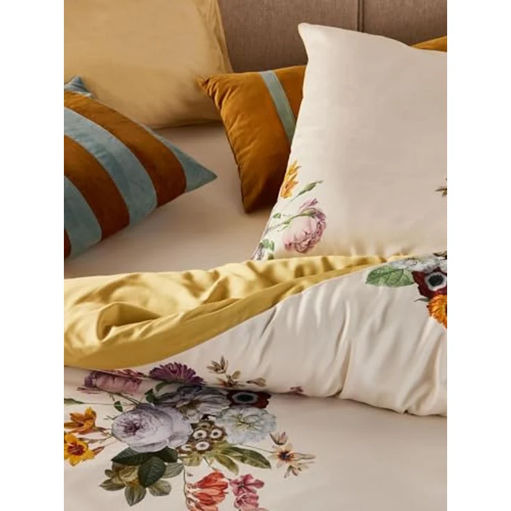 Essenza Bettwäsche Laurine, Satin, 3 teilig, mit floralem Muster – Bild 4
