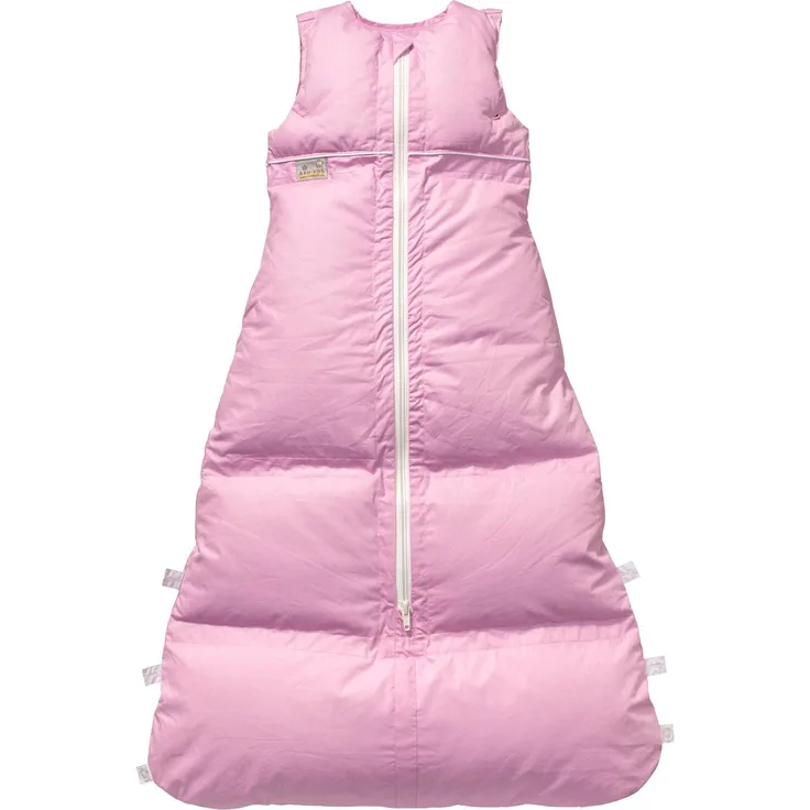 ARO Artländer Daunenschlafsack inkl. Stoffwindel, 130 (120/110), rose uni