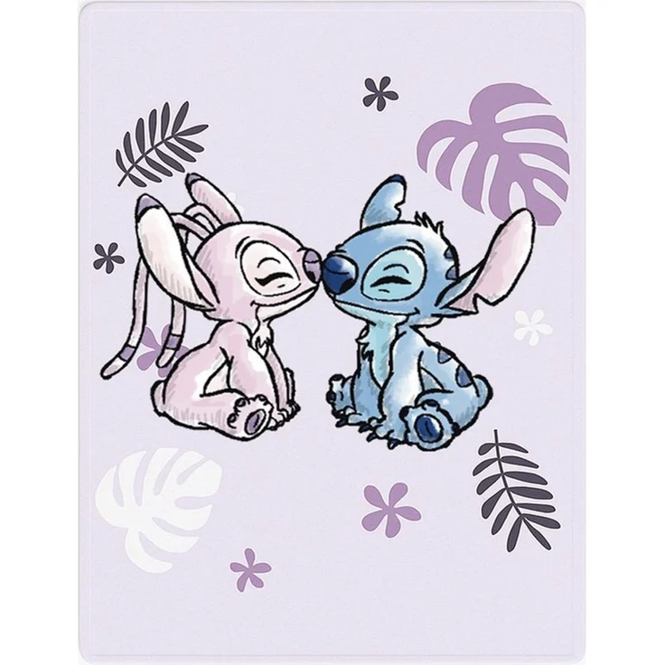 Lilo & Stitch Decke Weiche Fleecedecke 100x150 cm für Kinder & Erwachsene – Bild 3