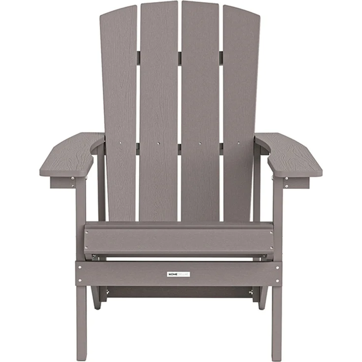 HOME DELUXE Gartenstuhl FAREA inkl. Hocker – Grau – Bild 3
