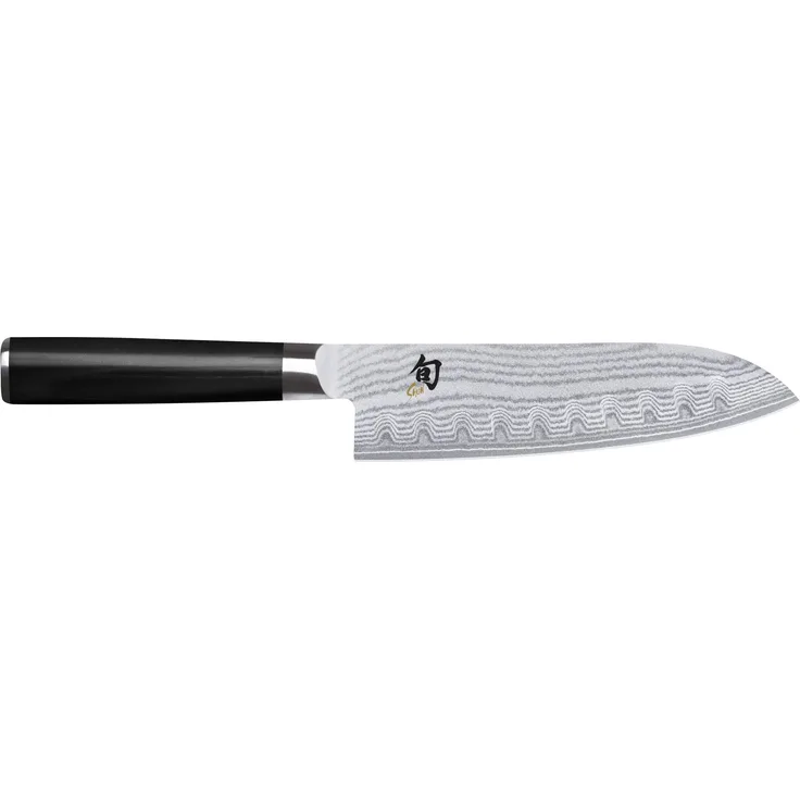 KAI Shun Classic Santoku Messer mit Kullenschliff 18 cm DM-0718