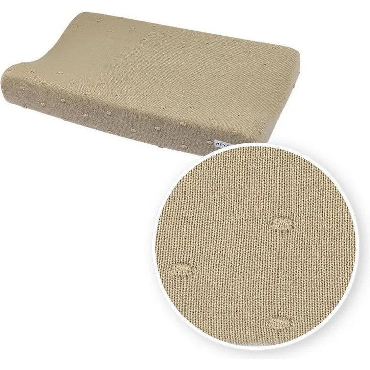 Meyco Mini Knots Wickelunterlagenbezug Sand Taupe