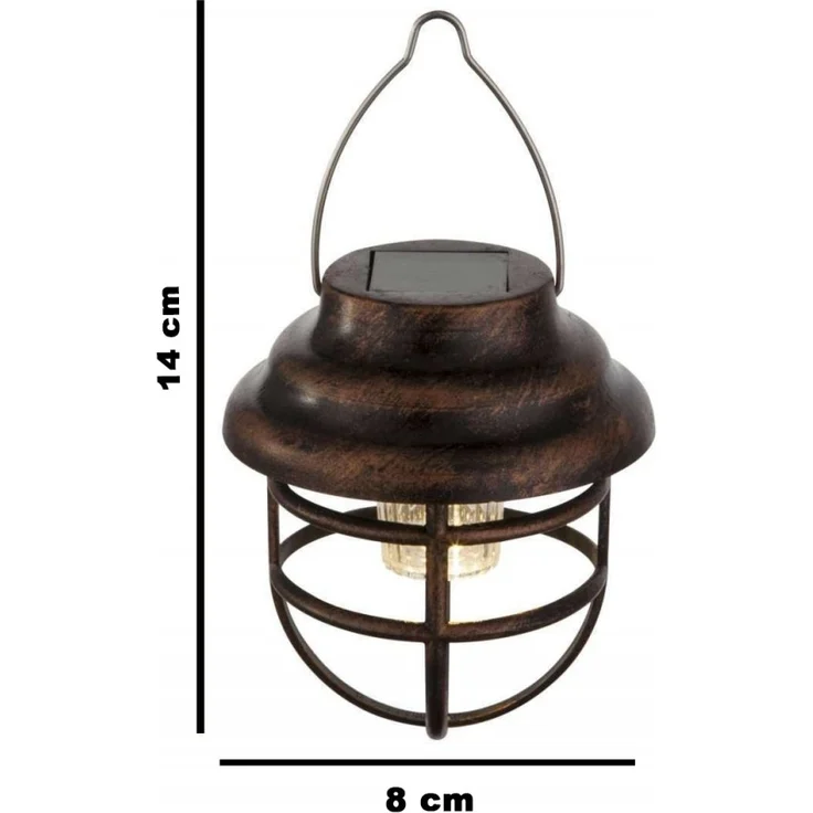 Solarleuchte Garten 3er Set Laterne zum Hängen Solarlampe Außen Leuchte Solar – Bild 6
