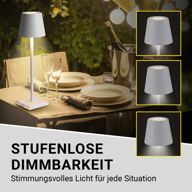 N8WERK LED-Akku-Tischlampe – Bild 4