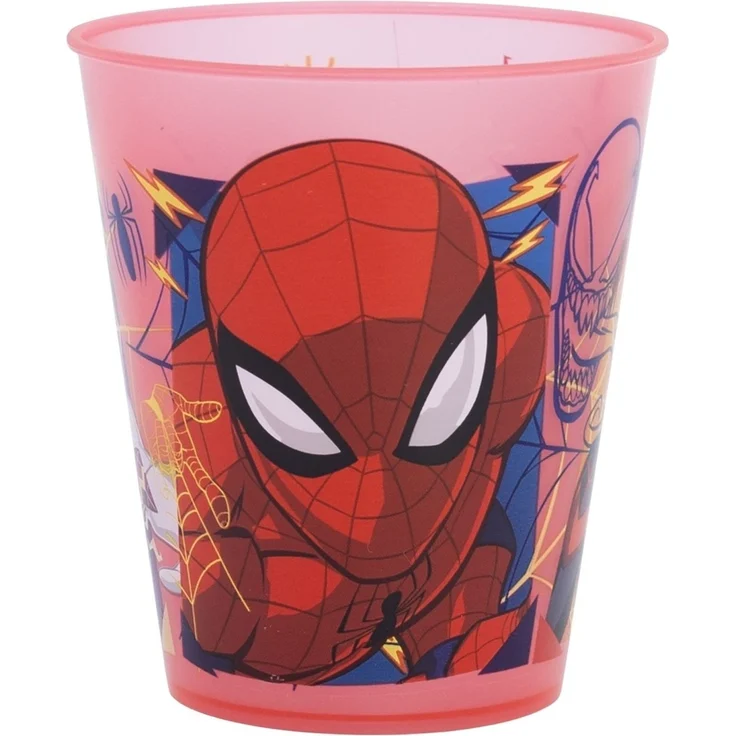 Spiderman Kinder Becher Set 4 teilig 285 ml aus Polypropylen – Bild 2