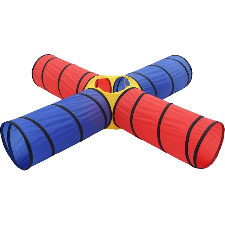 vidaXL Spieltunnel, Stoff bunt, 250 x 250 x 48 cm